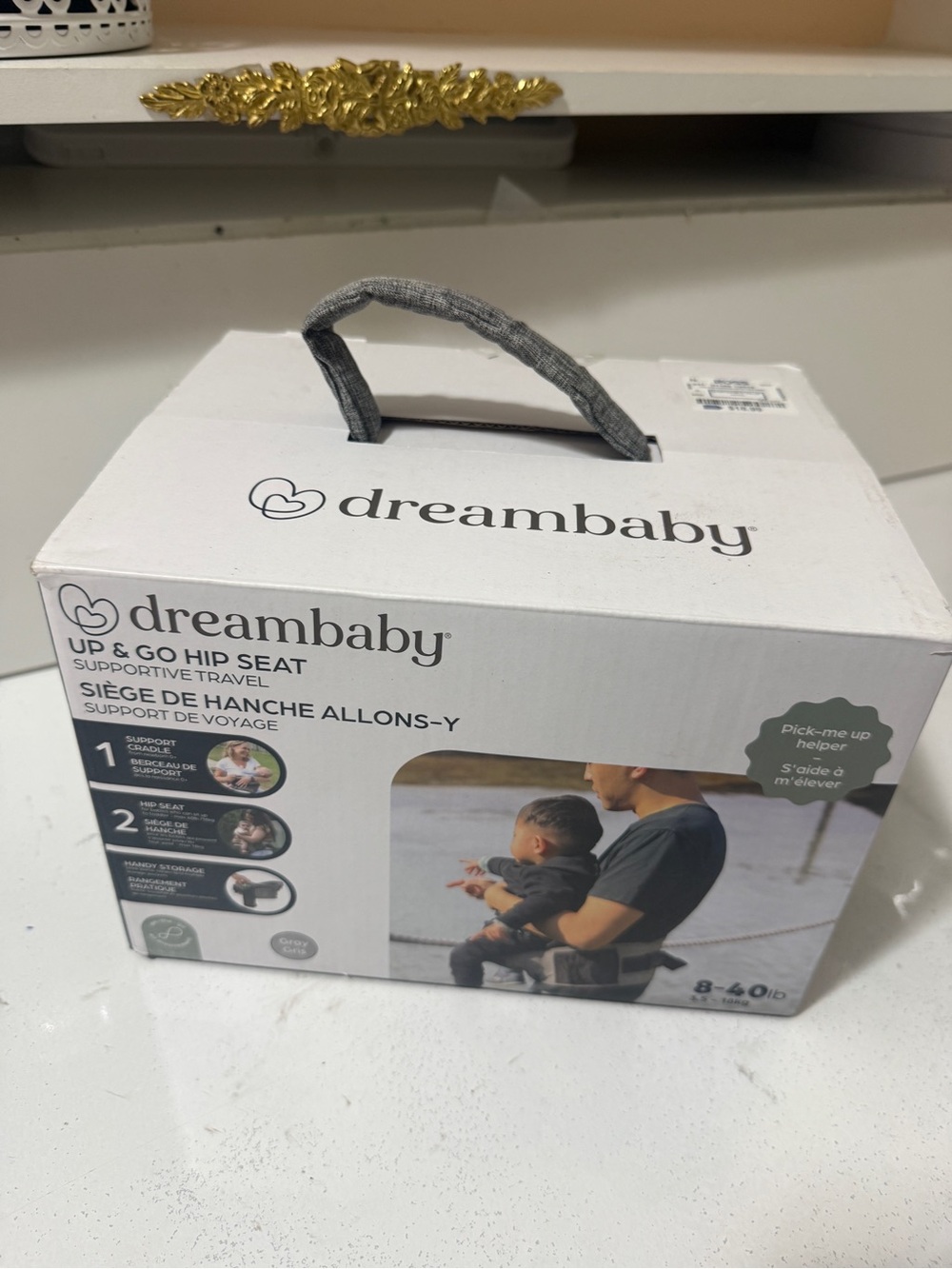 Dreambaby Up & Go Hip Seat gray color new in the box